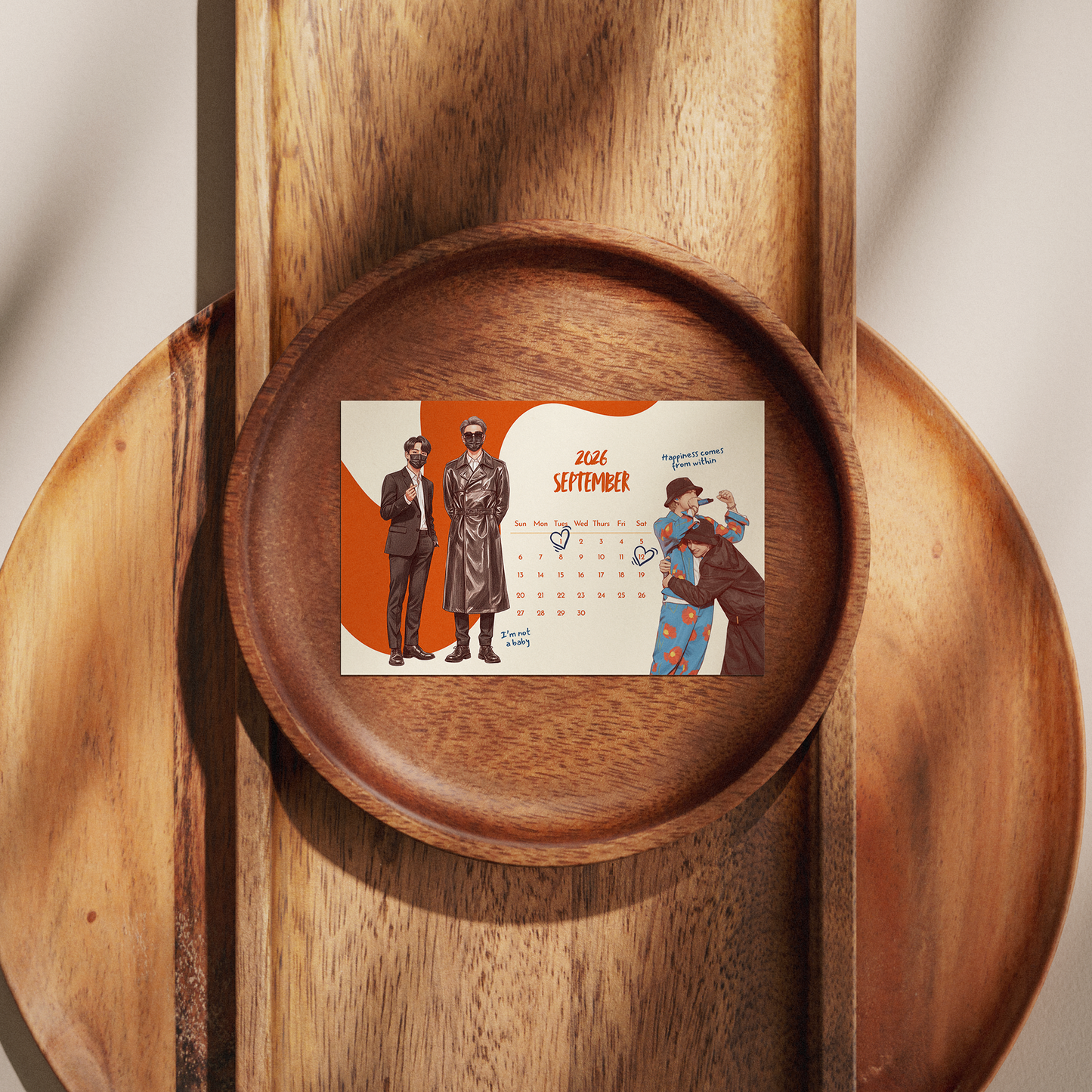 2026 BTS Mini Pocket Calendar