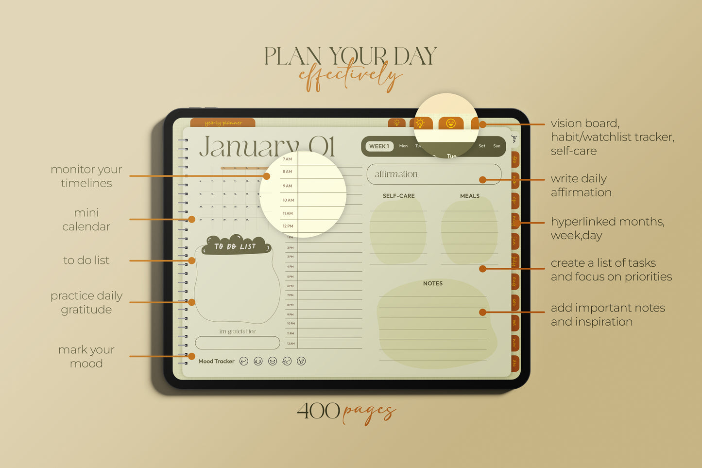 2025 - Digital Daily Planner