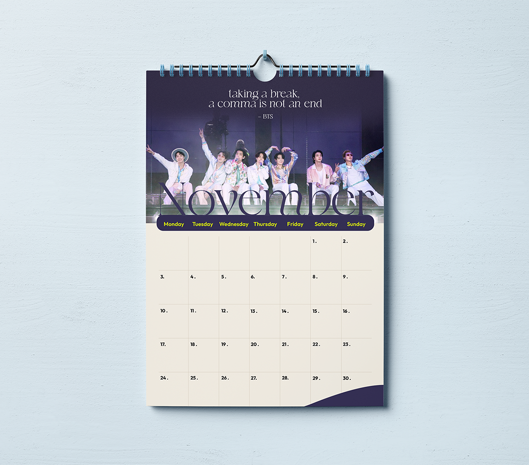 2025 BTS Calendar