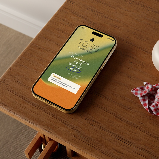 10 Digital Phone Wallpapers with Positive Affirmations