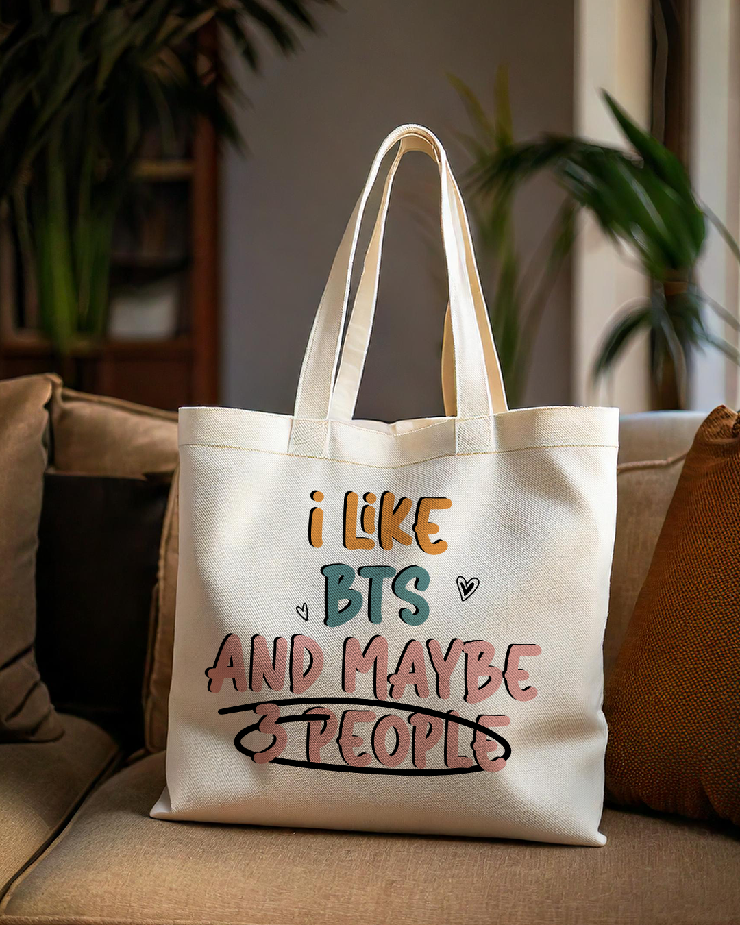 BTS - I Like BTS Tote Bag