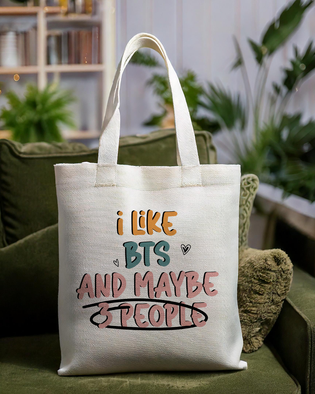 BTS - I Like BTS Tote Bag