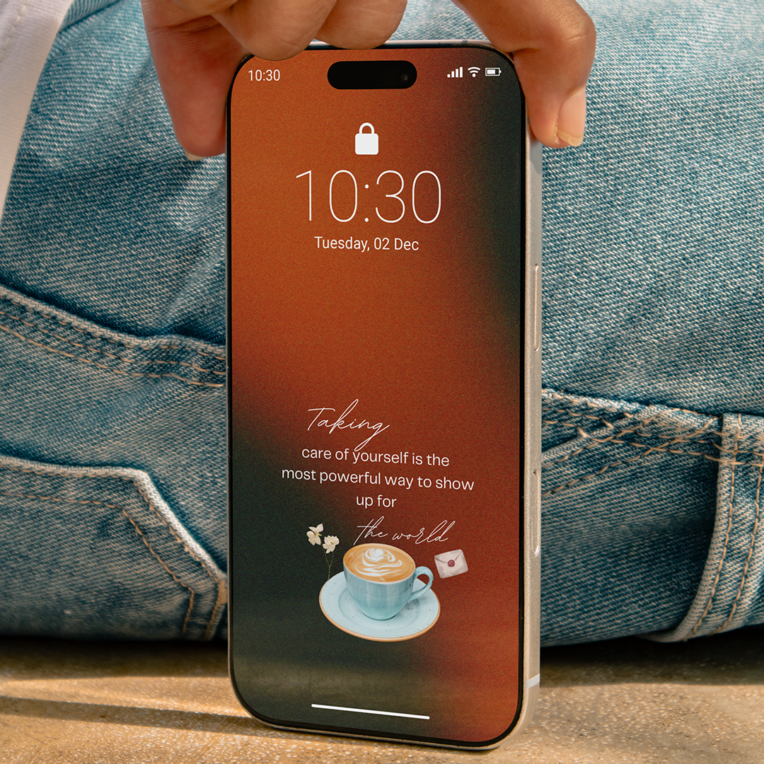 10 Digital Phone Wallpapers with Positive Affirmations