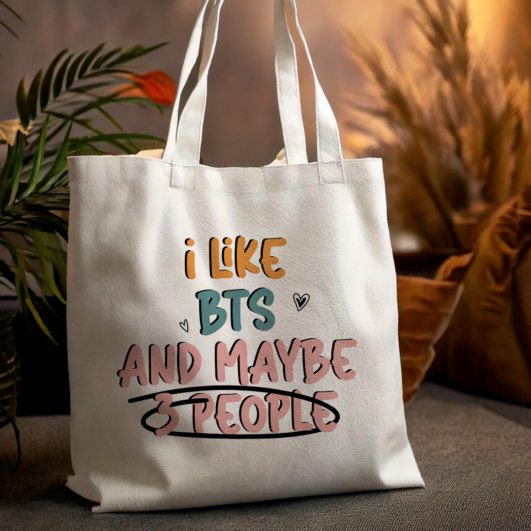 BTS - I Like BTS Tote Bag