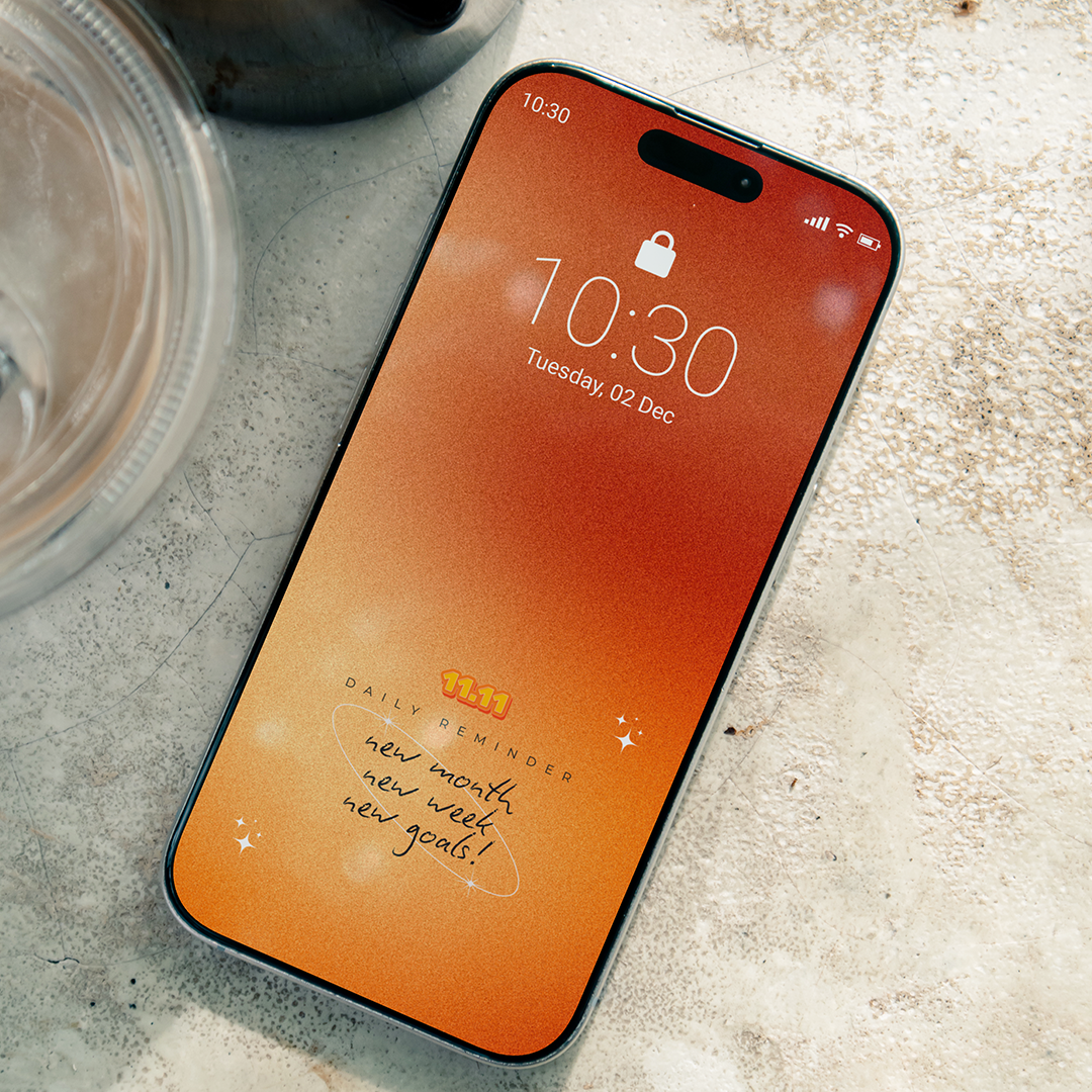 10 Digital Phone Wallpapers with Positive Affirmations