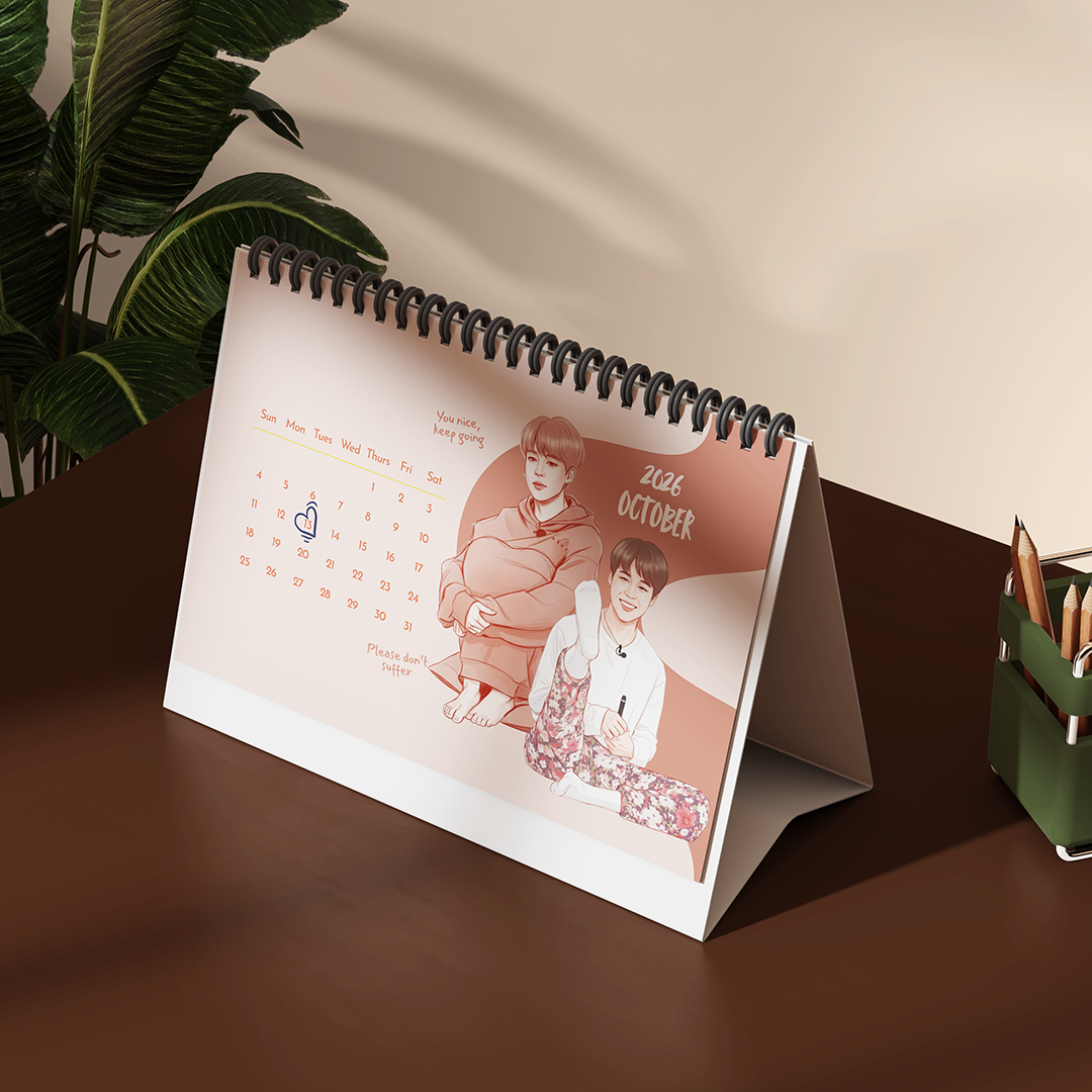 2026 BTS Desk Calendar