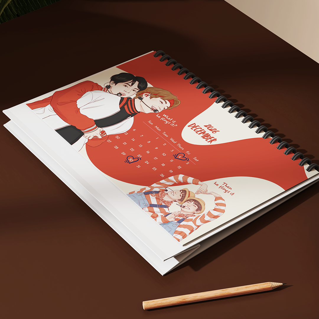 2026 BTS Desk Calendar