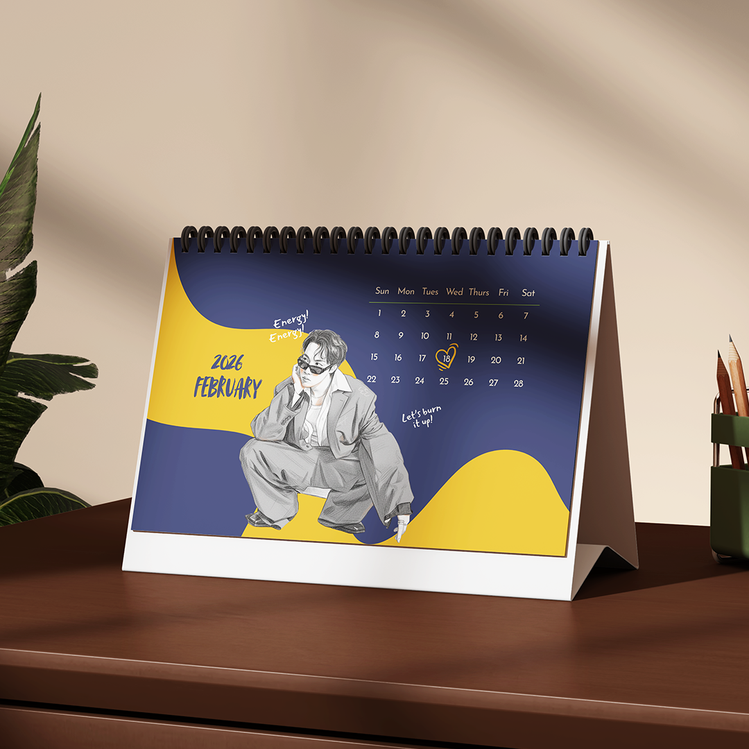 2026 BTS Desk Calendar