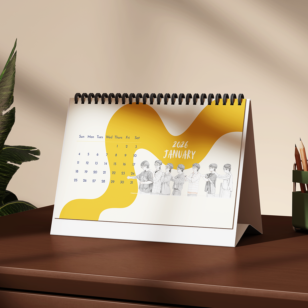 2026 BTS Desk Calendar