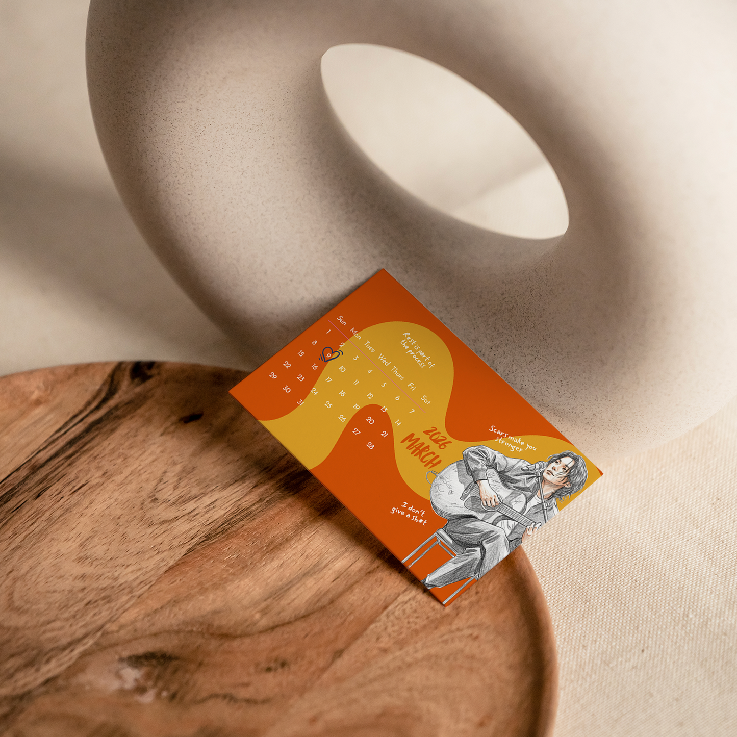 2026 BTS Mini Pocket Calendar