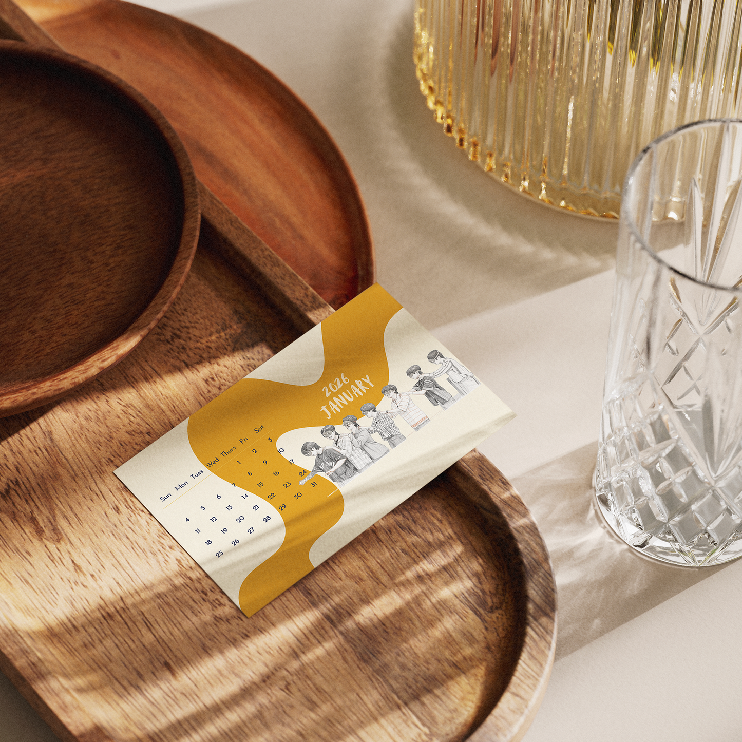 2026 BTS Mini Pocket Calendar